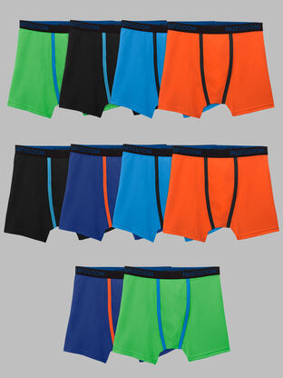 Men's Breathable Micro-Mesh Boxer Briefs, Assorted 3 Pack