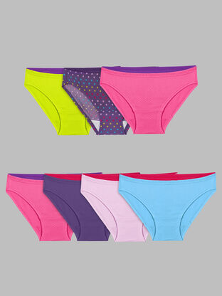 Women's Breathable Micro-Mesh Bikini Panties - 4 Pack 