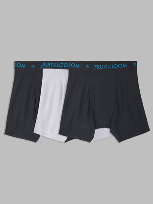 Buy Fruit of the Loom Men's 5Pack Assorted Boxer Briefs 100% Cotton Underwear  3XL Online at desertcartGambia
