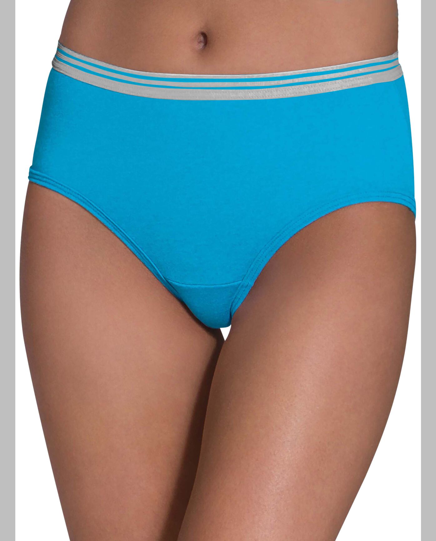 Fruit of the Loom Women's 6pk Breathable Micro-Mesh Hi-Cut Underwear -  Colors May Vary 6 6 ct