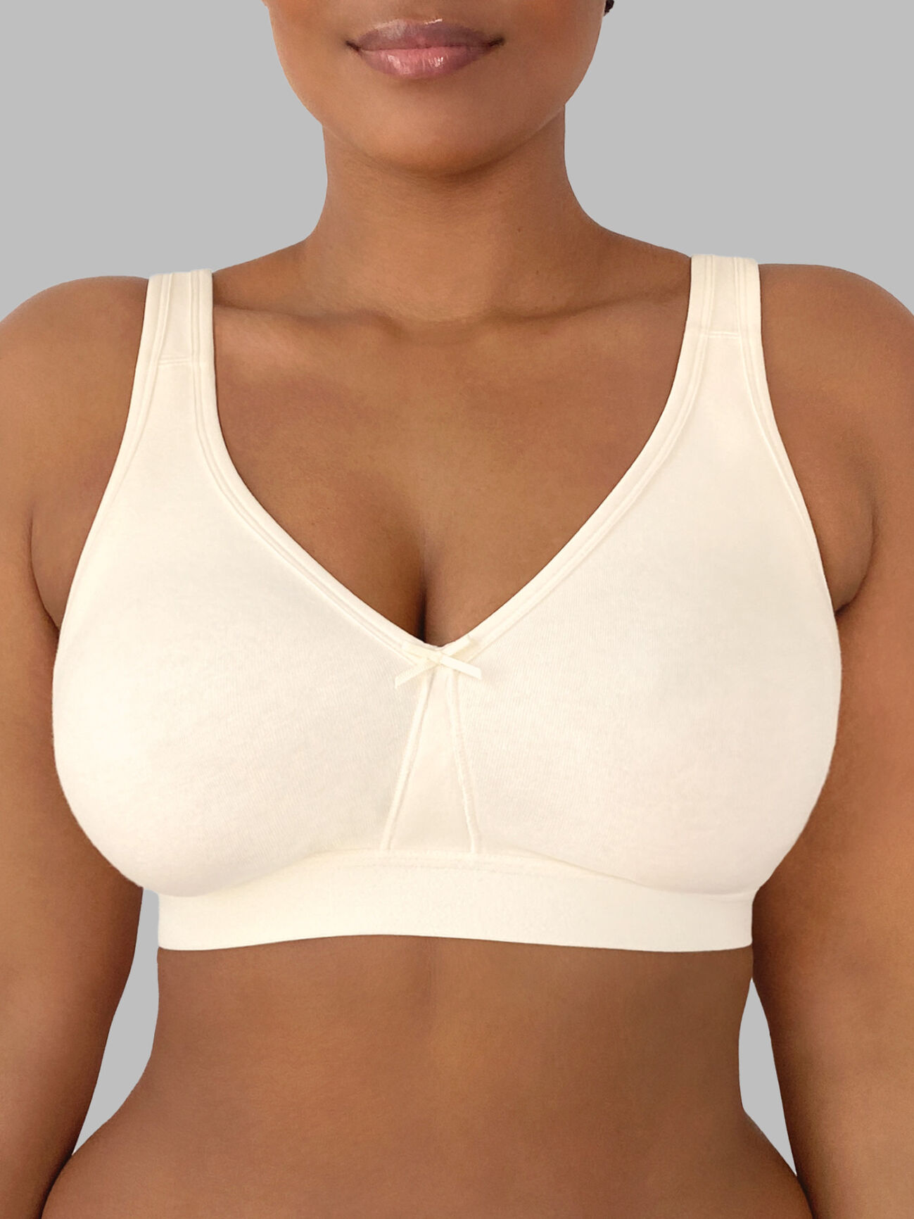 Cotton Comfort Wireless Bra  Wireless bra, Plus size women