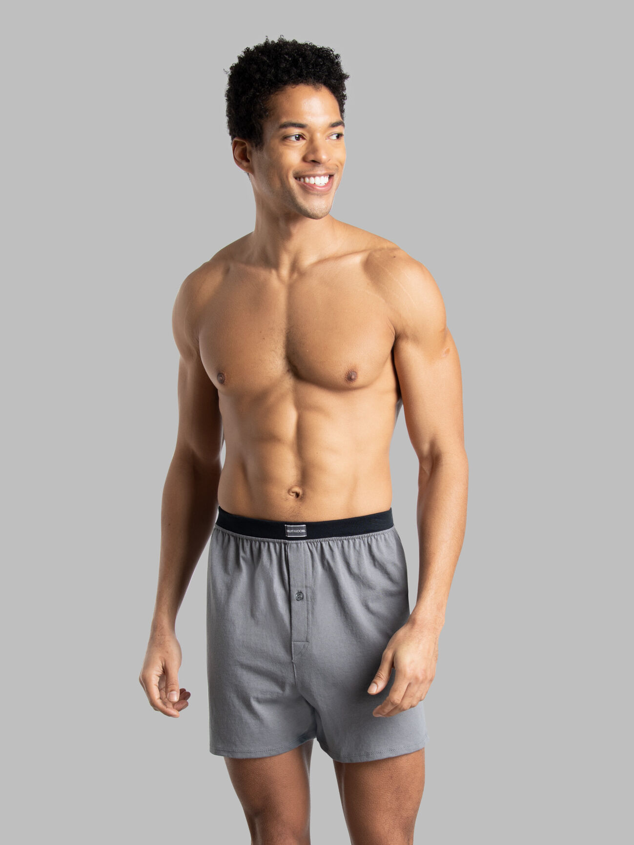 Men's Knit Boxers, Assorted 3 Pack