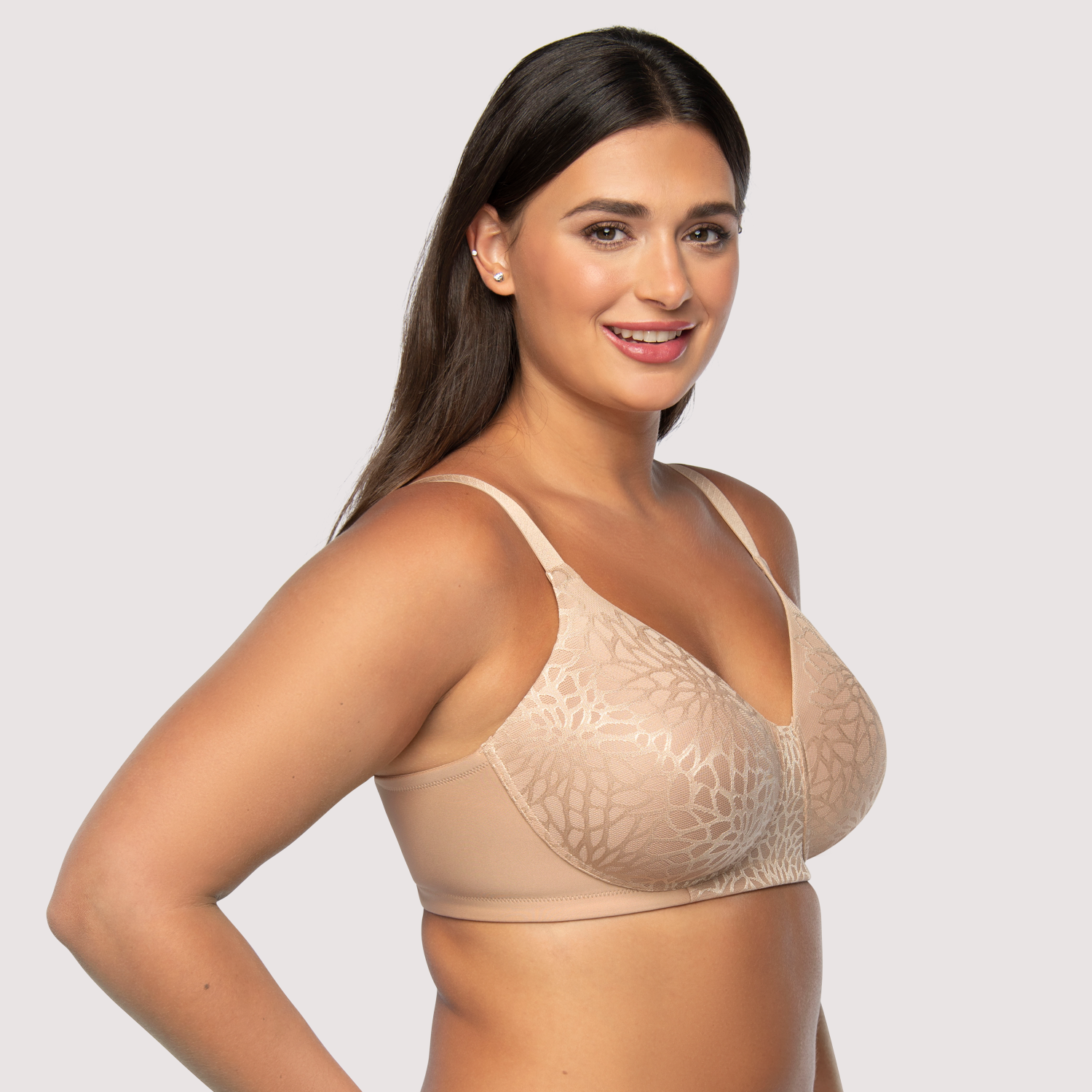 Jacquard Back Smoothing Wirefree Bra