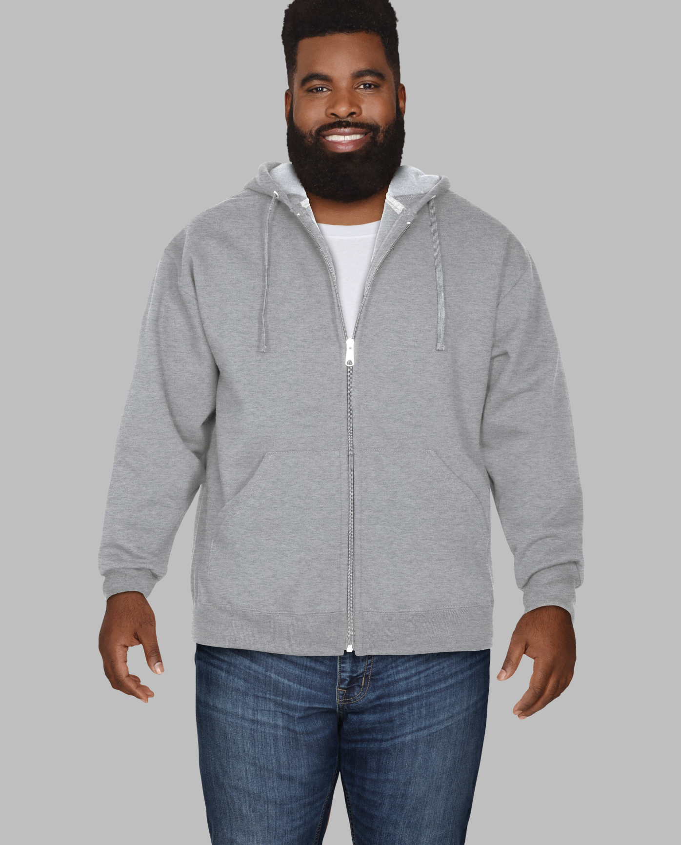 Coalatree Full-Zip Evolution Hoodie, X-Large / Oatmeal