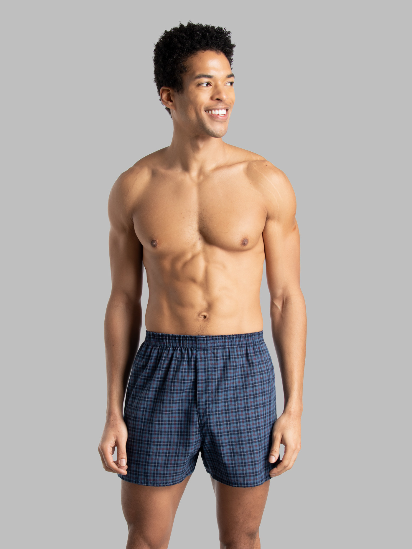 Woven Men\'s Basic Fruit Loom of Boxers Fit Boxer the |