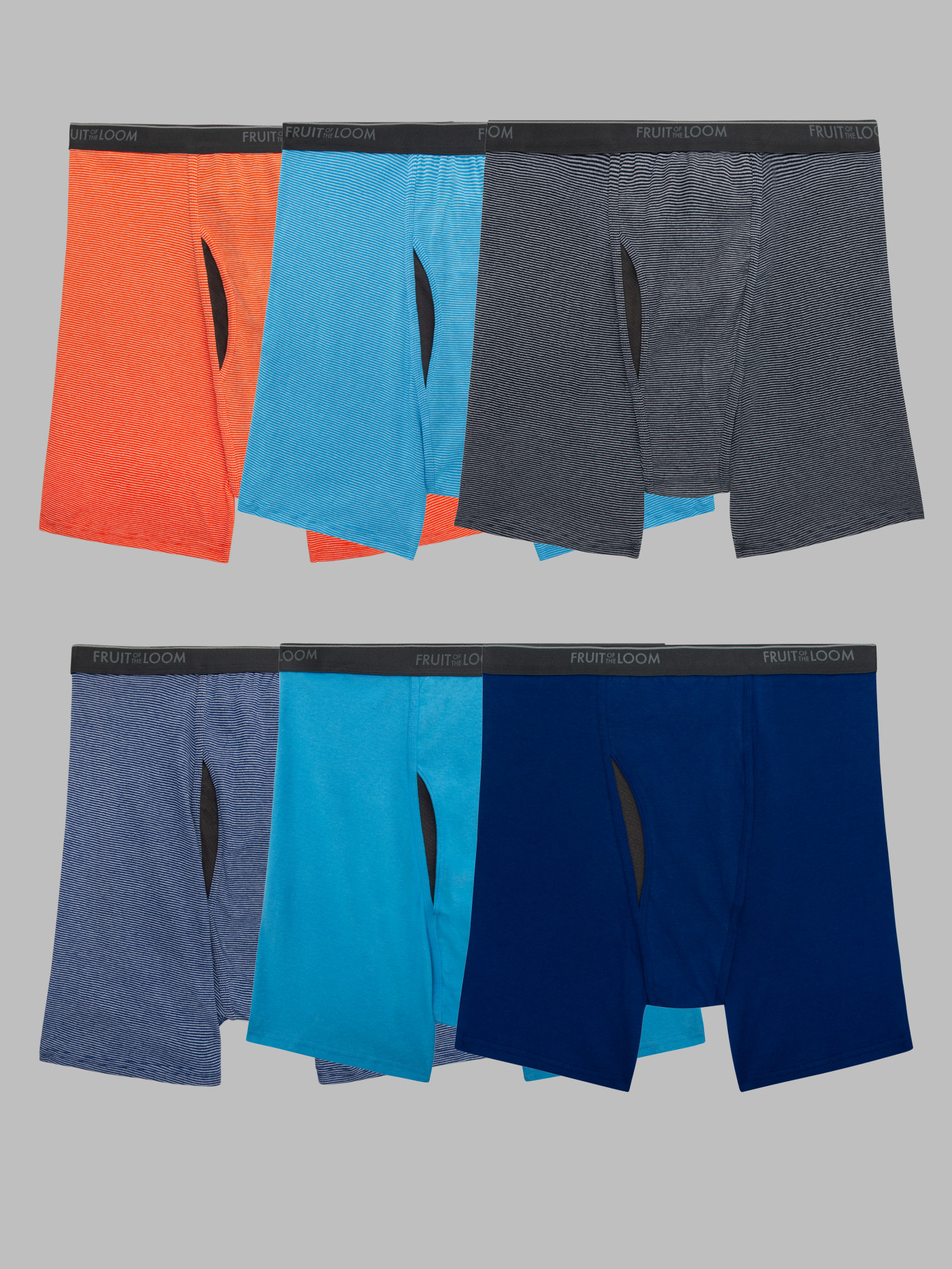 Fruit of the Loom® Men's Eversoft® CoolZone® Fly Boxer Briefs - 3 Pack - QC  Supply