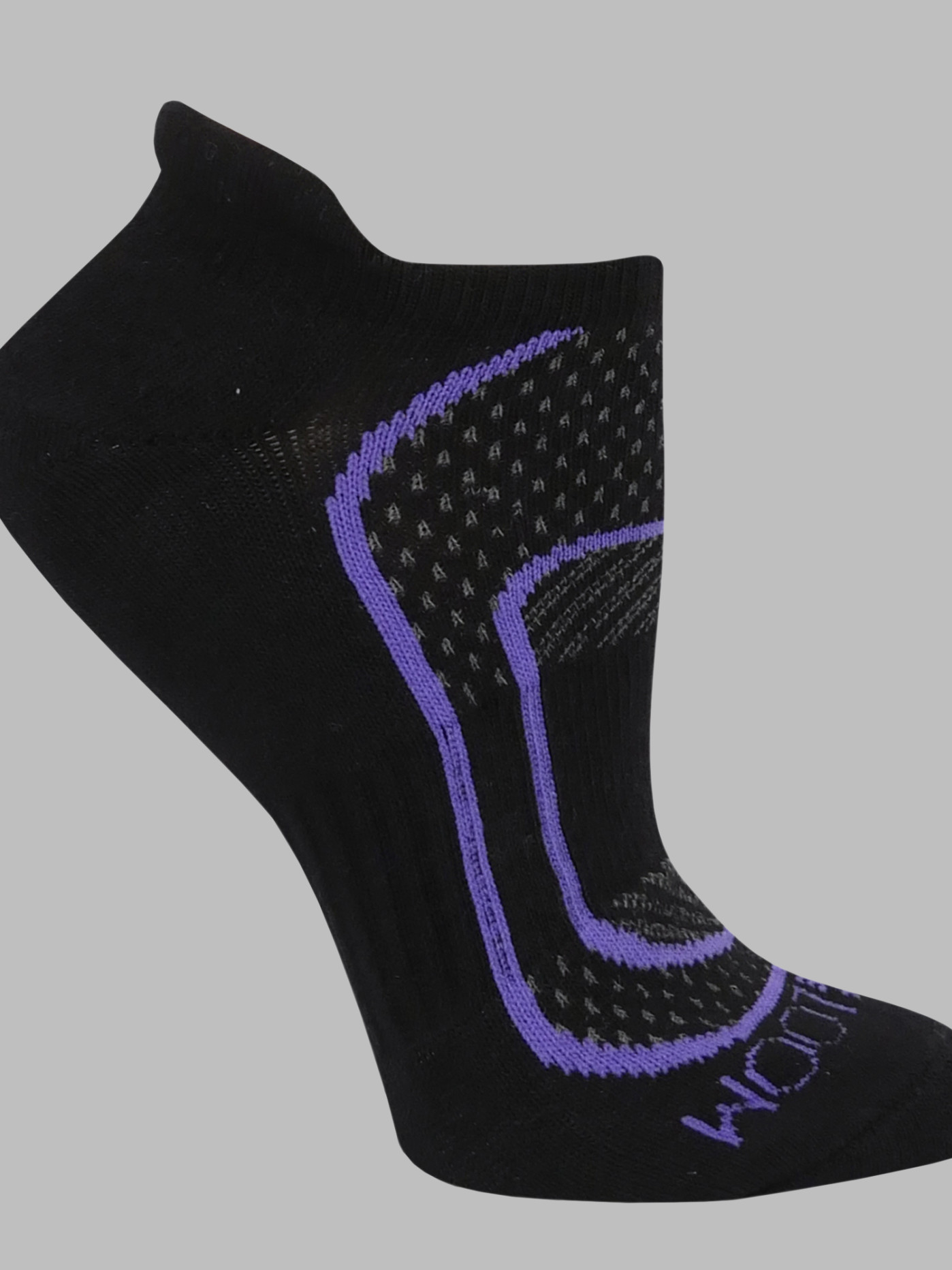 Women's CoolZone® No Show Tab Socks Black Assorted, 6 Pack