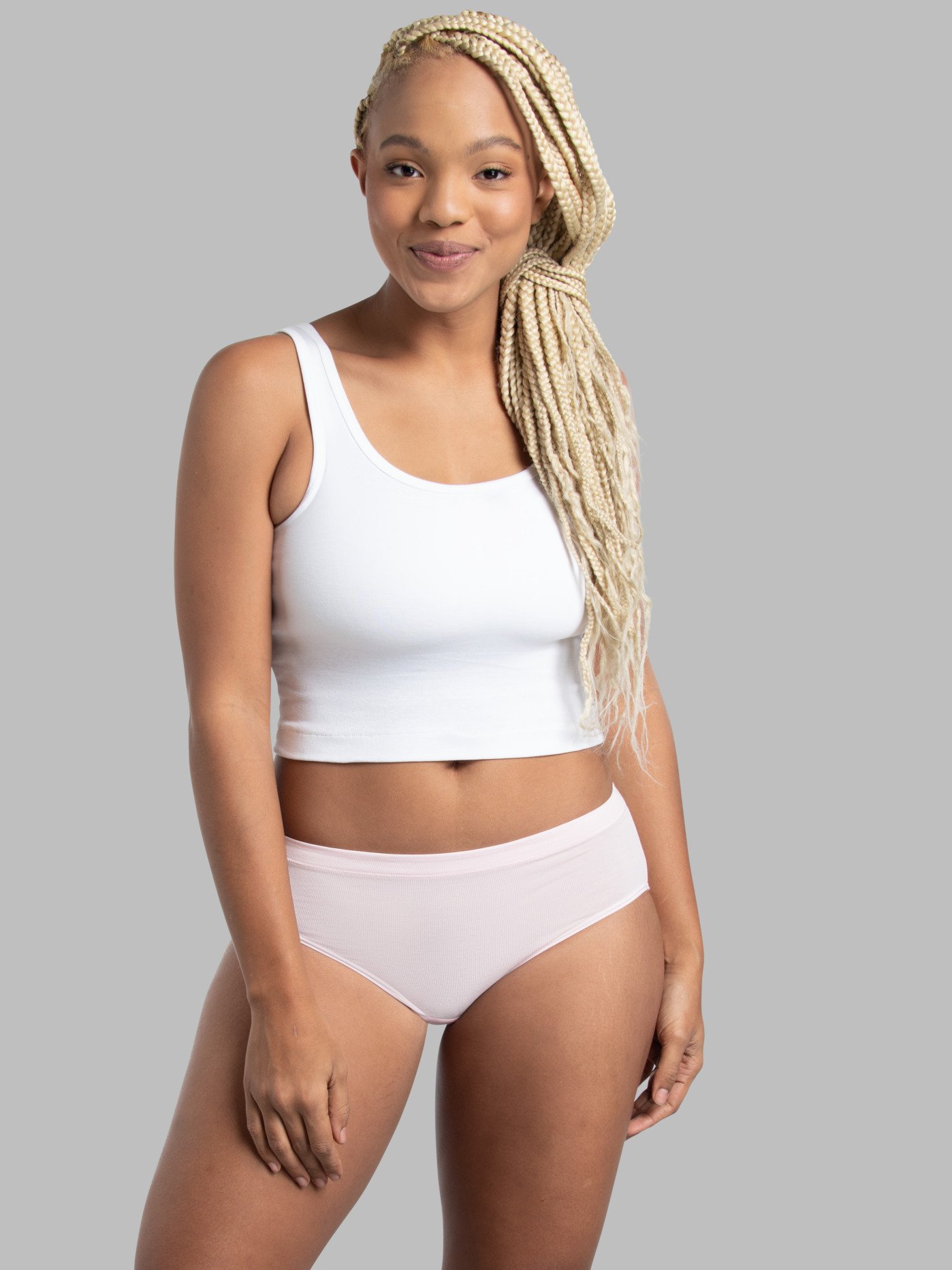 Women's Nylon/Spandex Underwear - Assorted Colors, Sizes 8-10