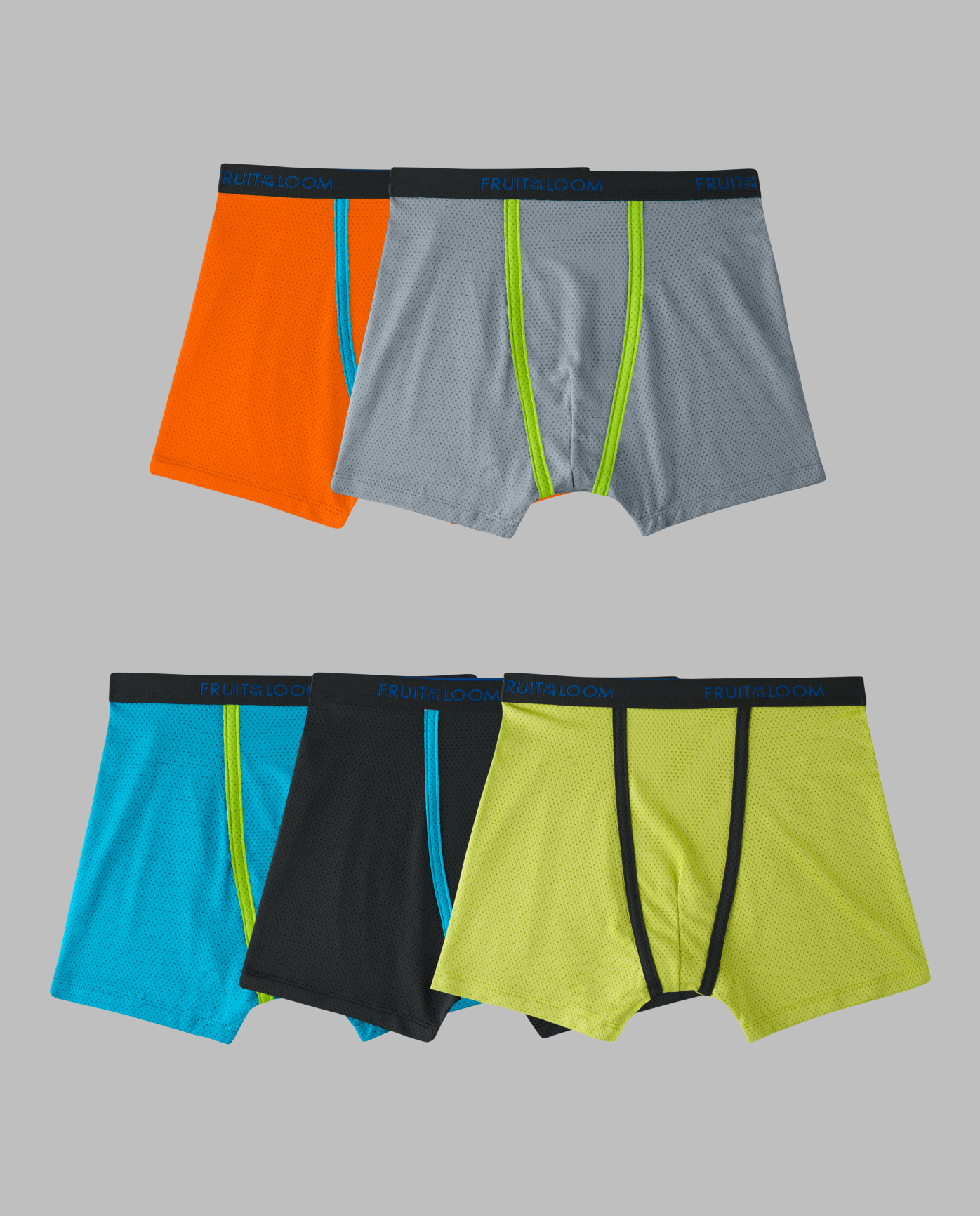 Boys' Breathable Micro-Mesh Boxer Pack