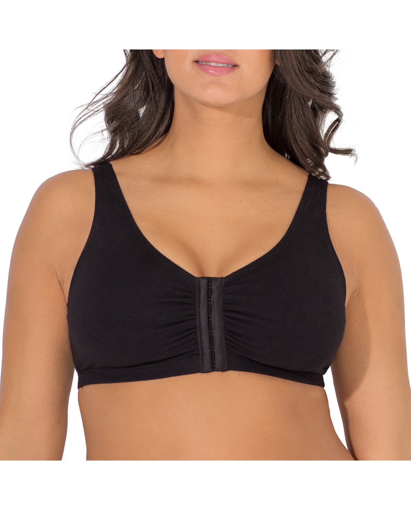 Women's Zipper Front Closure Sports Bra, Seamless Wirefree Zipper