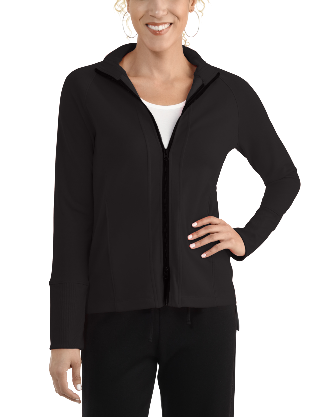 Women's Seek No Further Long Sleeve Full Zip Raglan Track Jacket