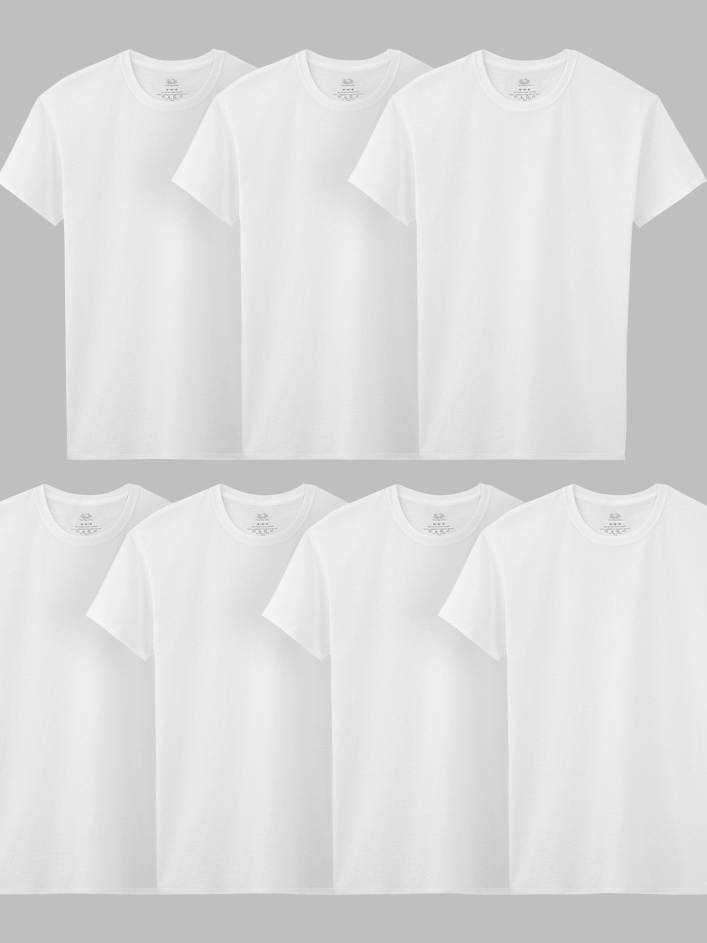  Fruit of the Loom Boys White T Shirt 8 Pack White Size Small  6-8: Clothing, Shoes & Jewelry